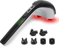 Cordless Handheld Back Massager with Heat, Deep Tissue Percussion Massager