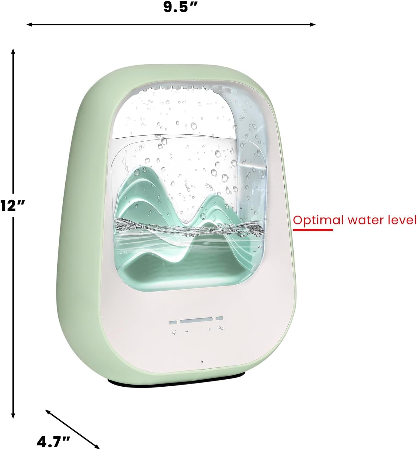 Rain Drop White Noise Machine - Bluetooth, Humidifier, Aroma Diffuser ()