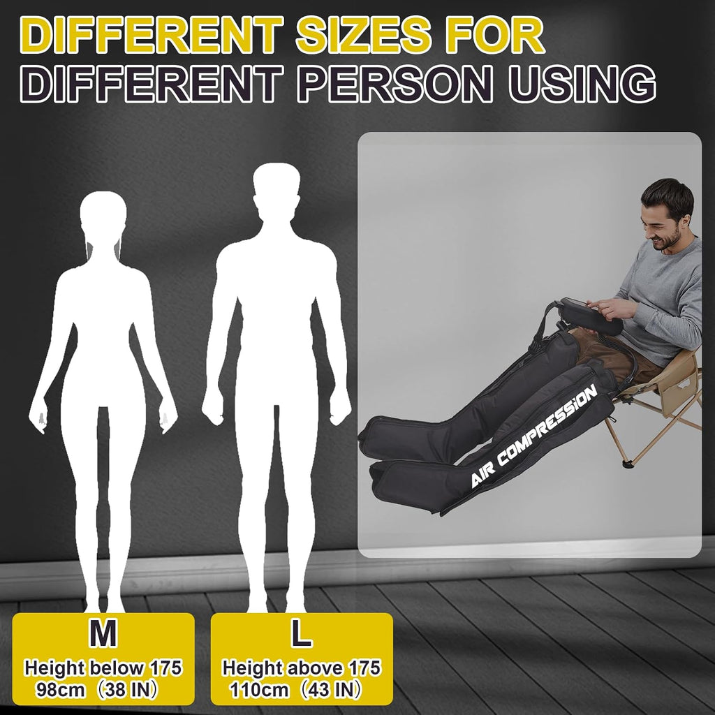 Air Compression Therapy System - Leg Recovery Boots (Qianrui Orthotics)