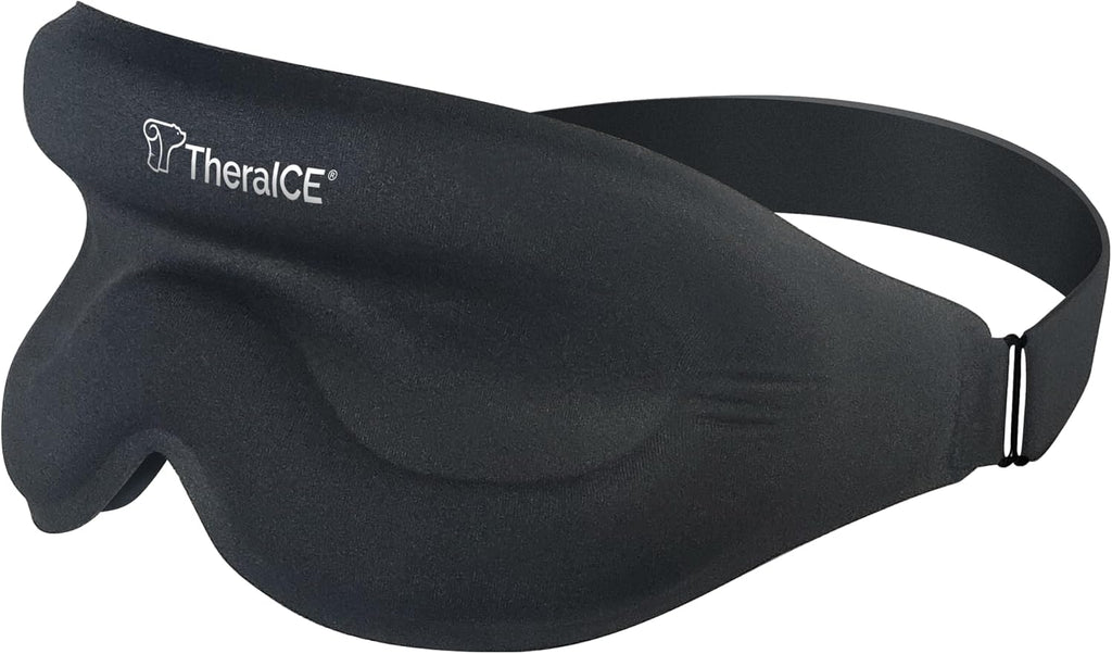 Sleep Mask + Cooling Gel Relief - Weighted Blackout Eye Mask